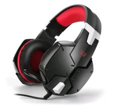 Fone De Ouvido Gamer Com Microfone Headset Ej-901- Preto Com Vermelho Fone De Ouvido Gamer Com Microfone Headset Ej-901- Preto Com Vermelho