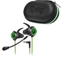 Fone De Ouvido Gamer ELG Zahhak Com Microfone + Luvinhas de Dedo Gamer EPZHGR
