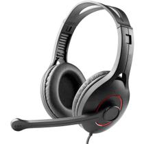 Fone de Ouvido Gamer Headset Maxxtro com Microfone Black Red