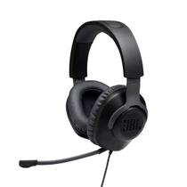 Fone de Ouvido Gamer JBL Quantum 100 Headphone Com Fio Preto