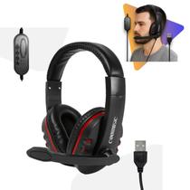 Fone de Ouvido Gamer Lehmox LEF1040 com Microfone e Luz LED USB Fone de Ouvido Gamer Lehmox LEF1040 com Microfone e Luz LED USB