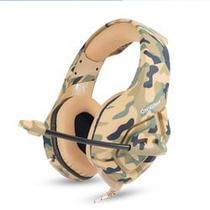 Fone de Ouvido Gamer Onikuma K1B - Design Camuflado Amarelo - MAGAZINE MEU