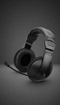 Fone de Ouvido Gamer Over-ear com Microfone Preto Fone de Ouvido Gamer Over-ear com Microfone Preto