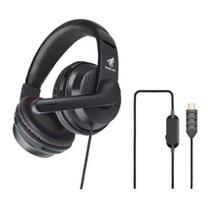 Fone De Ouvido Gamer Para Celular E Pc Tipo C Com Microfone GT-U200 Preto Golden - Golden Ultra