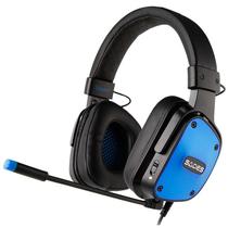 Fone De Ouvido Gamer Sades Dpower Sa 722 Preto Azul