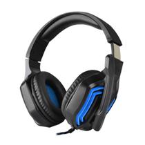 Fone de Ouvido Gamer Satellite AE-361B USB - Preto/Azul