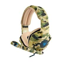 Fone de Ouvido Gamer Satellite AE-368 com Microfone - Camuflado