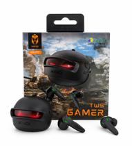 Fone de ouvido gamertws v5.3 baixa latência ipx4 30h musica