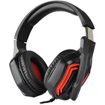 Fone de Ouvido Gaming Satellite com Microfone AE-361R LED Evolution USB 3.5MM Vermelho
