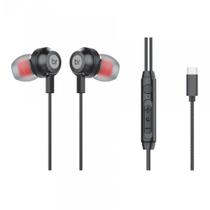 Fone De Ouvido Ghost Usb-C Preto Com Microfone Bright