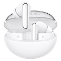 Fone de Ouvido Haylou Flowbuds N55 Wireless, ANC Adaptativo 54dB 6 Microfones, 40 Horas, IPX5 Branco