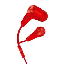 Fone de Ouvido Hayom FO2815 - com Microfone Vermelho - 281015