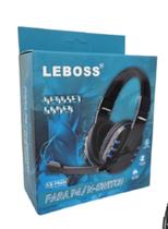 Fone de Ouvido Headfone Gamer Leboss com Microfone, P2, Azul - Leboss LB-FN606