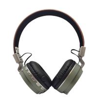 Fone de Ouvido Headphone Bluetooth Kapbom Sem Fio Marrom com Verde Musgo KA933 Fone de Ouvido Headphone Bluetooth Kapbom Sem Fio Marrom com Verde Musgo KA933