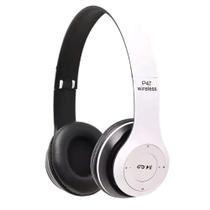 Fone de Ouvido Headphone Bluetooth P47 Sem Fio com Entrada para Cartão de Memória - Micro SD