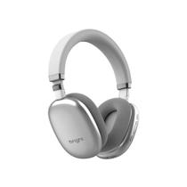 Fone De Ouvido Headphone Bluetooth Pilot Bright Sem Fio Microfone Branco Conforto Haste Regulável Cor:Branco
