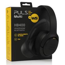 Fone de Ouvido Headphone Bluetooth Pulse HB400 PH438, ANC, Bluetooth 5.3, 55h Autonomia, Modo Transparência, Preto Fone de Ouvido Headphone Bluetooth Pulse HB400 PH438, ANC, Bluetooth 5.3, 55h Autonomia, Modo Transparência, Preto