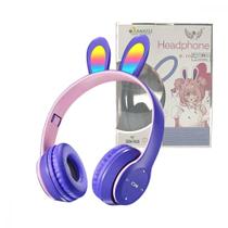 Fone de Ouvido Headphone Bluetooth Sem Fio Orelha de Coelho Altomex B-19D (*** DISPONIVEL SOMENTE NAS CORES: BRANCO, PRETO E ROSA.)