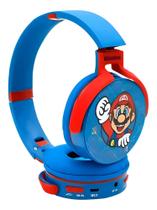 Fone De Ouvido Headphone Bluetooth Super Mario Wireless Ma-1