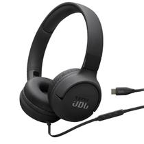 Fone de Ouvido Headphone c/Fio USB-C JBL Tune 520C Original Preto