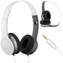 Fone De Ouvido Headphone Com Fio Cabo Auxiliar P2 3.5mm Para Celular Notebook Computador - Genérica