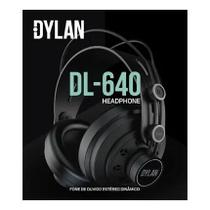 Fone de ouvido / headphone dylan - dl 640 - estéreo dinâmico