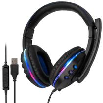 Fone de Ouvido HeadPhone Gamer LED Colorido PC KA-9007