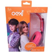 Fone De Ouvido Headphone Infantil Teen Oex Hp303 Vermelho