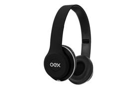 Fone De Ouvido Headphone Multimidia Style Hp-103 - Oex - Dobrável - Hands Free - Preto