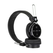 Fone De Ouvido Headphone On-Ear Bluetooth Rádio Com Controle Ajustável Com Cabo P2 Tempo 6 Horas