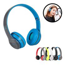 Fone De Ouvido Headphone P47 Wireless Bluetooth Dobrável Academia