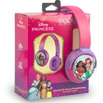 Fone De Ouvido Headphone Princesas Disney Infantil Menina Bluetooth