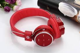 Fone De Ouvido Headphone Sem Fio Bluetooth Micro Sd Radio Fm B-05 - B05 cor: Vermelho - SUMMER