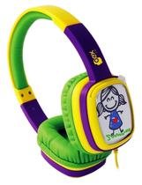 Fone De Ouvido Headphone Toon Roxo/Verde Infantil Oex HP302