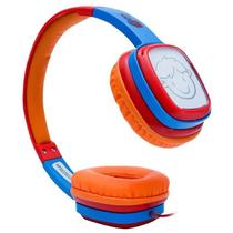 Fone De Ouvido Headphone Toon Vermelho/Azul Infantil HP302