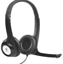 Fone de ouvido Headset com fio usb Logitech h390 Preto