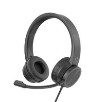 Fone de ouvido headset com microfone externo usb hsetubk preto geonav