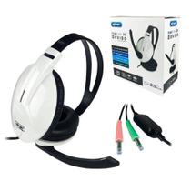 Fone de Ouvido Headset Com Microfone KP-418 Branco - Knup Fone de Ouvido Headset Com Microfone KP-418 Branco - Knup
