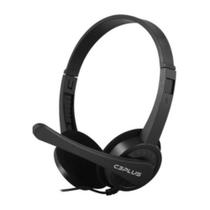 Fone De Ouvido Headset Com Microfone Preto C3 Plus Ovido - Alex Imports Mt