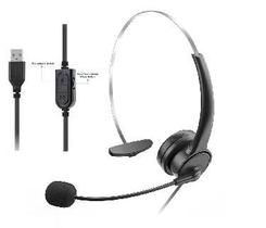 Fone De Ouvido Headset Corp Uno Usb - Vk400 Fone De Ouvido Headset Corp Uno Usb - Vk400