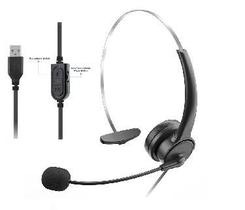 Fone De Ouvido Headset Corp Uno Usb - Vk400 Fone De Ouvido Headset Corp Uno Usb - Vk400