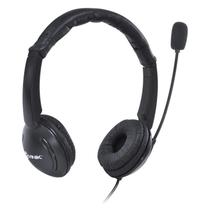 Fone de Ouvido Headset Corp Usb Com Microfone - Preto - Vk390 Fone de Ouvido Headset Corp Usb Com Microfone - Preto - Vk390