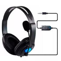 Fone De Ouvido Headset Estéreo Para P-4 com Microfone