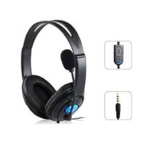 Fone De Ouvido Headset Estéreo Para P-4 com Microfone P3 - Knup