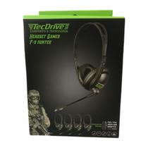 Fone de ouvido headset F-9 Hunter TecDrive