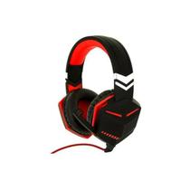 Fone de ouvido headset gamer c/microfone p3 kp-433-vermelho