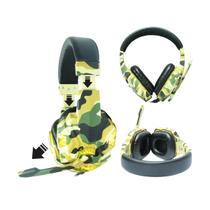 Fone De Ouvido Headset Gamer Camuflado Com Microfone - BMAX