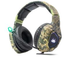 Fone de ouvido Headset Gamer camuflado - Knup
