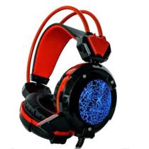 Fone De Ouvido Headset Gamer Com Microfone Gh-X30 Vermelho