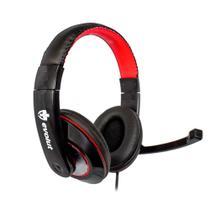 Fone De Ouvido Headset Gamer Evolut EG-302RD Thardus Preto/Vermelho